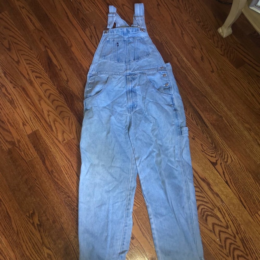 Light wash Overalls